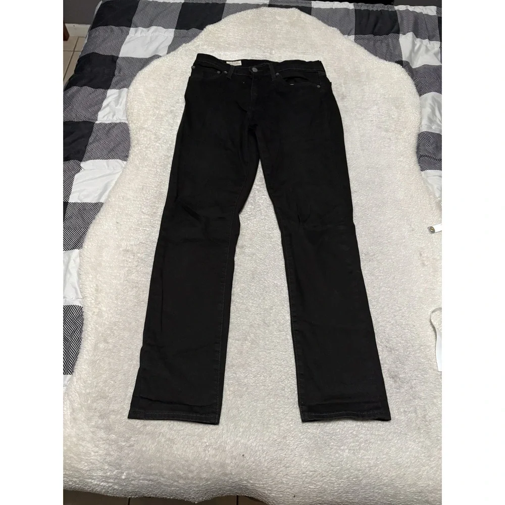 Levi's 511 Premium Men's Black Denim Jeans Size 31x32 Pants Stretch